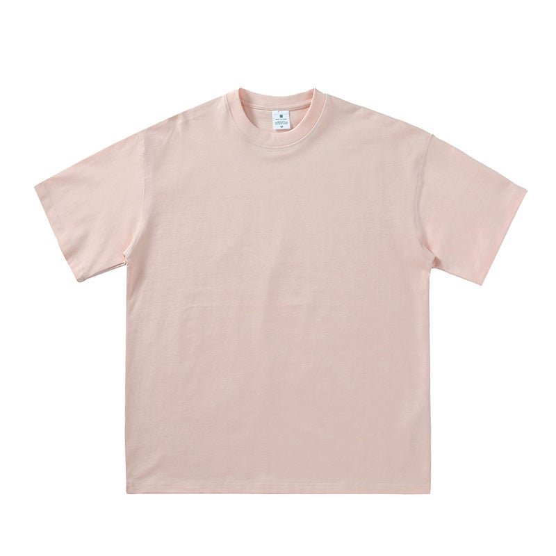 Heavy Cotton Oversize Unisex Tee Spring Summer Lotus root starch 