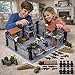 ELEFOCUS WW2 Military Base Building Set Custom Miniguns SWAT Gear and Army Weapons PackWitch 10 Soldier Figures - Image 4