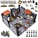 ELEFOCUS WW2 Military Base Building Set Custom Miniguns SWAT Gear and Army Weapons PackWitch 10 Soldier Figures - Image 2