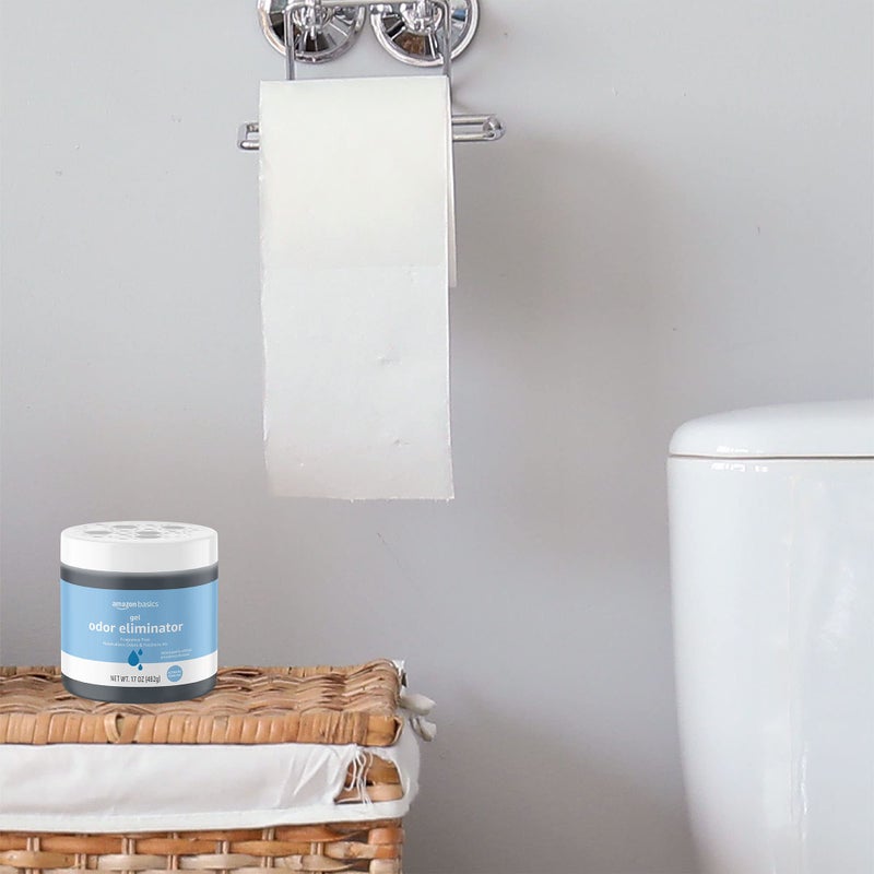 Amazon Basics Gel Odor Eliminator, Activated Charcoal, Fragrance Free, 17 Oz, Pack of 1 - Image 3