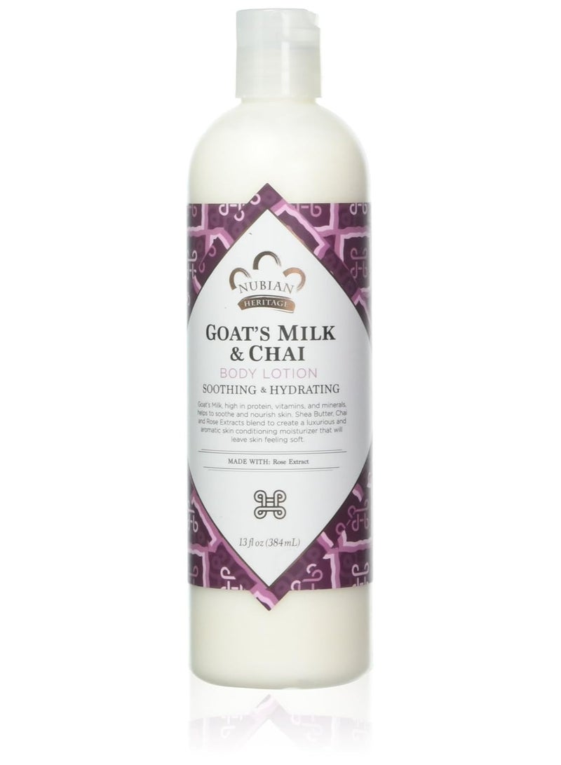 Nubian Heritage Body Lotion Goat's Milk & Chai Nubian Heritage 13 oz Lotion