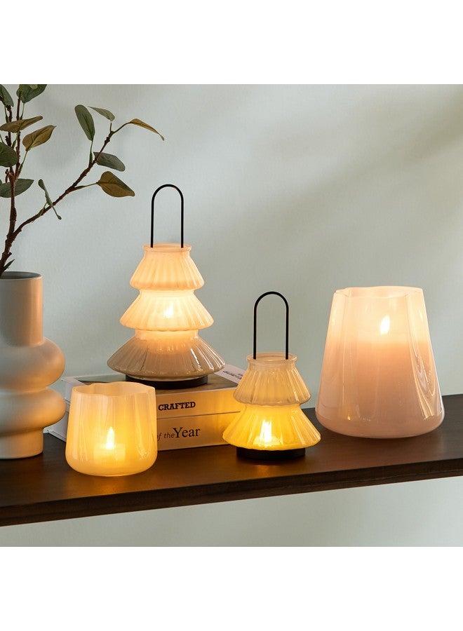 Home Box Auden Glass Lantern with Metal Handle 15.5 x 26 x 15.5 cm  - Image 5