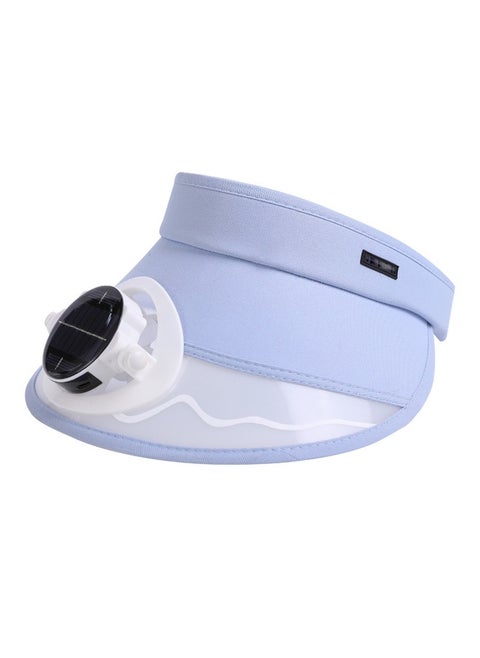 Solar-Powered Fan Hat with Adjustable Visor, 5 Speed Levels, 5-10 Hours of Use, Ideal for Fishing and Travel, Unisex Sun Visor Hat with Built-in Portable Fan.