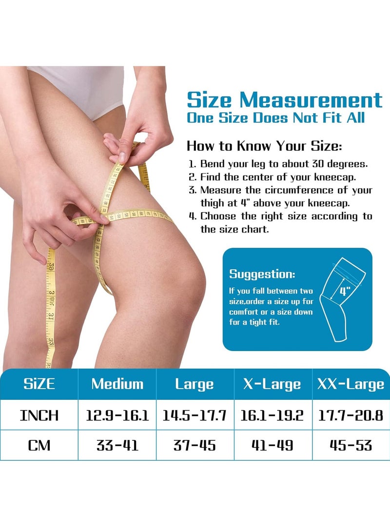 عام **داعم ركبة مضاد للانزلاق لتخفيف آلام الركبة، دعامة ركبة مع مثبت جانبي وفتحة للرضفة، سوار ضغط قابل للتعديل للركبة، دعامة ركبة للنساء والرجال أثناء التمارين الرياضية مع تمزقات الغضروف الهلالي** - Image 2
