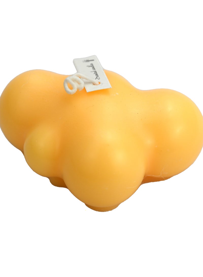 Cloud Shaped Scented Candles For Home Orange Scented Candle Refreshing Scented Candles Orange Colour Scented Candles Works
