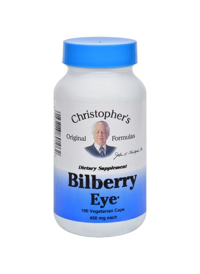 Christopher's Original Formulas Dr. Christopher s Bilberry Eye - 425 mg - 100 Vegetarian Capsules - by Dr. Christopher's Formulas - Image 1