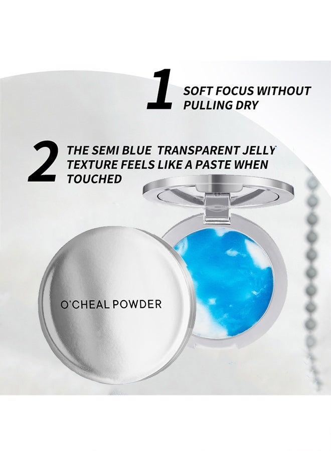 OCHEAL Lightweight Soft-Light Setting Powder,Oil Control Concealer Pressed Powder, Translucent Jelly Setting Powder Foundation, Long-Lasting Flawless Reduce Pores Lightweight Matte Waterproof Face Cosmetics, Cruelty-Free&Vegan - Image 5