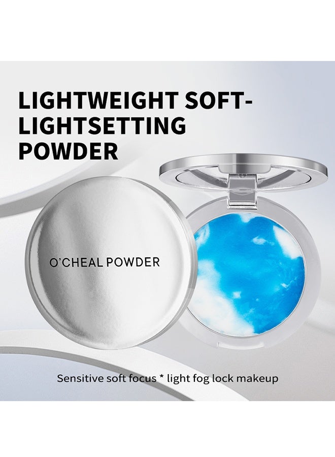 OCHEAL Lightweight Soft-Light Setting Powder,Oil Control Concealer Pressed Powder, Translucent Jelly Setting Powder Foundation, Long-Lasting Flawless Reduce Pores Lightweight Matte Waterproof Face Cosmetics, Cruelty-Free&Vegan - Image 2