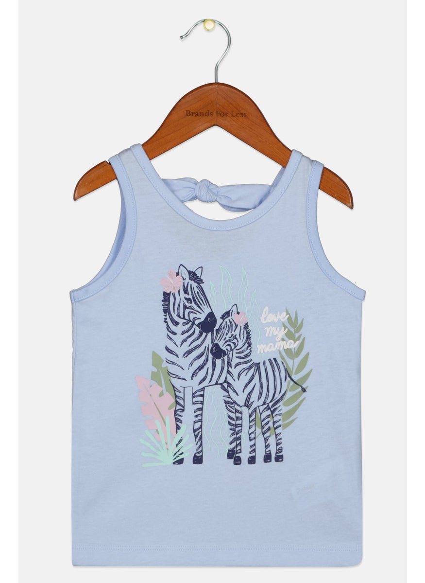 Toddlers Girl Round Neck Sleeveless Graphic Print Top, Blue - pzsku/Z14BE59CE69EB814596E8Z/45/_/1724351038/e08ff5e3-99d9-4daf-b32f-ed1c2d1d82ae