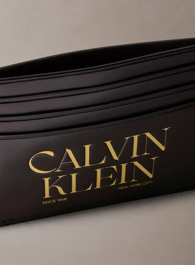 Calvin Klein Black Calvin Logo Graphic Card Case for Men | Best Price UAE