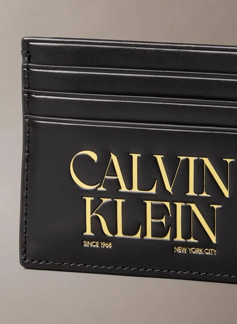 Calvin Klein Black Calvin Logo Graphic Card Case for Men | Best Price UAE