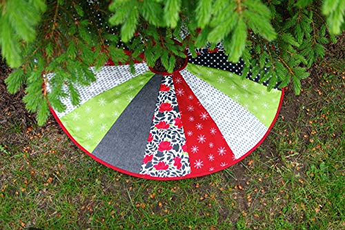 June Tailor Quilt As You Go Tree Skirt Printed batting, White, Large - Image 3