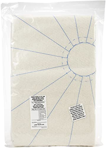 June Tailor Quilt As You Go Tree Skirt Printed batting, White, Large - Image 4