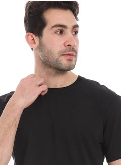 Andora Essential Plain Short Sleeves T-Shirt_ Black  - Image 4