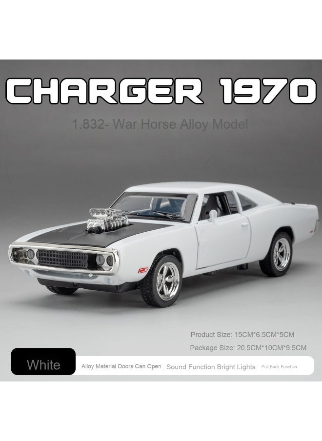 NIBEMINENT - Man's Dream-JIAYEMODEL 1:32 Diecast Model car for Fast & Furious car Dom's 1970 Dodge Charger Alloy Car, Toys for Kids,Boyfriend,Young Peoples Gift - Image 1