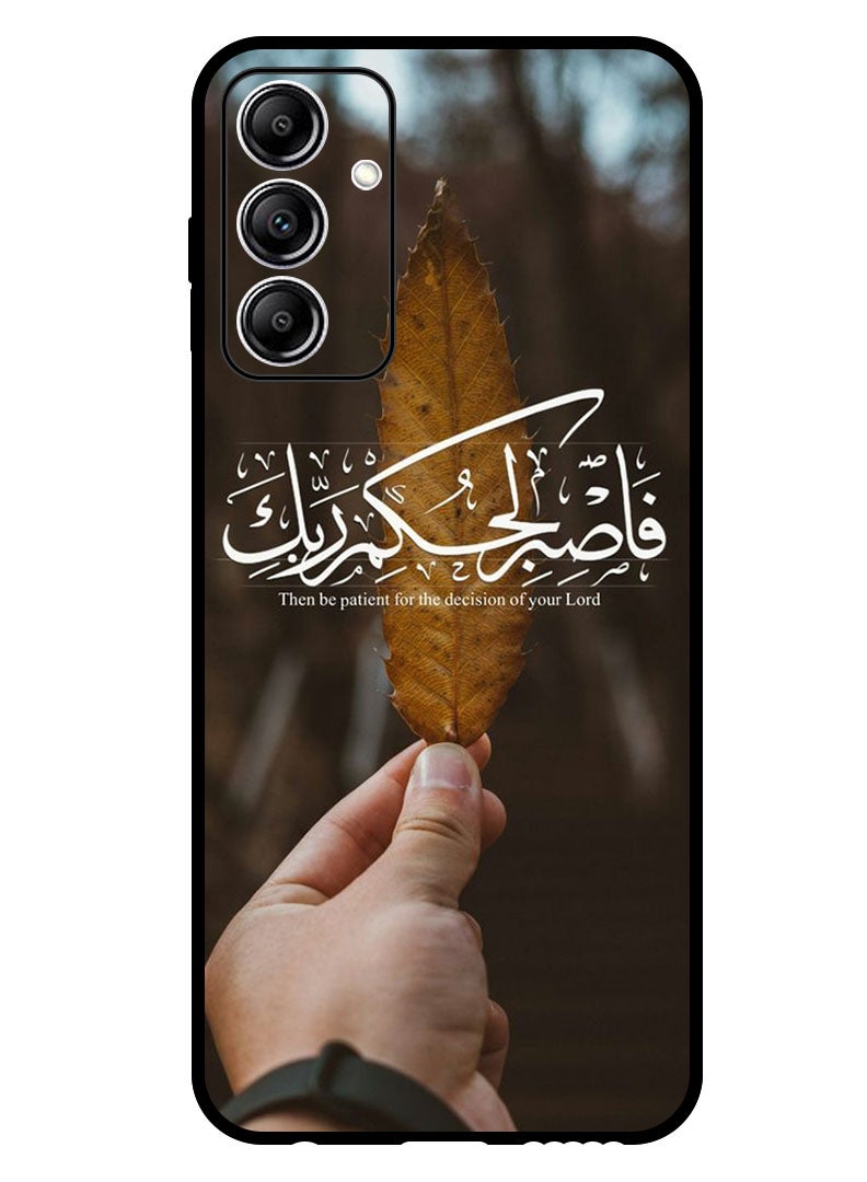 Theodor جراب واقٍ مضاد للخدش ومقاوم للصدمات لهاتف Samsung Galaxy A55 كن صبورًا - Image 1