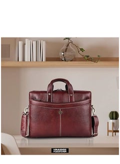HAMMONDS FLYCATCHER Men's Brown Laptop Leather Bag |15.6" laptop | ‎ LB122 (RI9V)  - Image 2