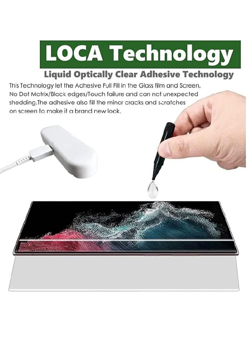 MIGOFAST Screen Protector for S21 Plus UV Tempered Glass, Film HD Screen Saver, 9H Hardness, Bubble-free Screen Replacement Protector Film - Image 2