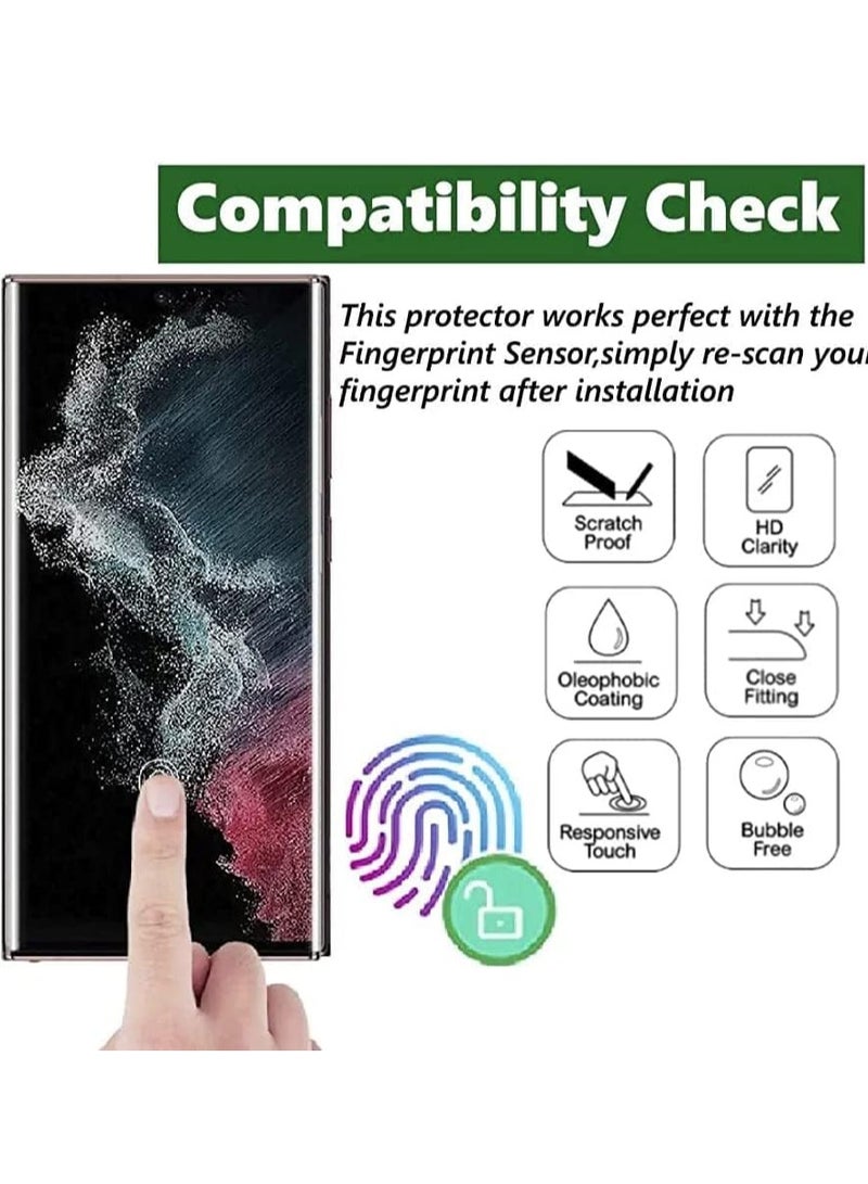 MIGOFAST Screen Protector for S21 Plus UV Tempered Glass, Film HD Screen Saver, 9H Hardness, Bubble-free Screen Replacement Protector Film - Image 3