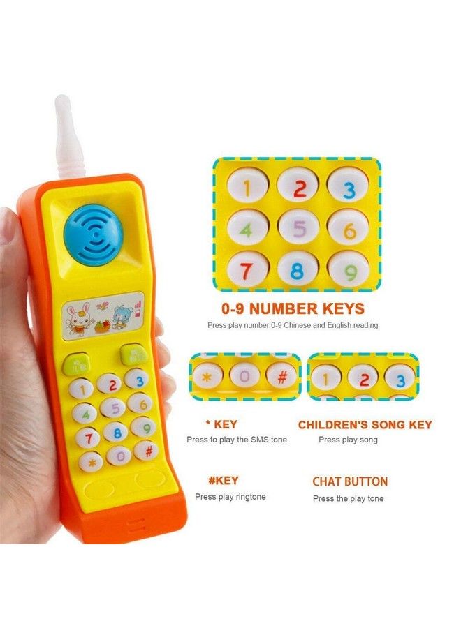 Parteet مصباح ناعم وموسيقى مضحكة للهاتف المحمول للأطفال (ألوان متنوعة)(1 قطعة) - Image 3