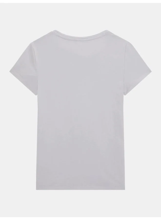 جس Kids Slogan Crew Neck T-Shirt