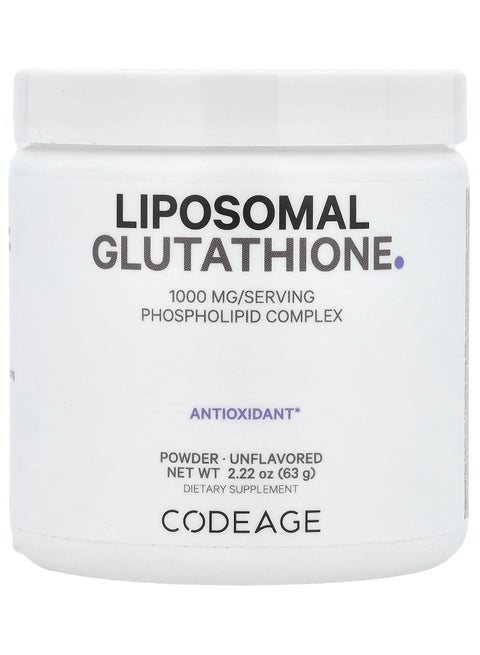 best glutathione powder Codeage Liposomal Glutathione Powder, Unflavored, 2.22 oz (63 g) | Best  Price Bahrain