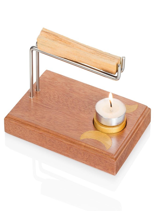 ZenBless Palo Santo and Sage Holder, Incense Burner Holder for Palo Santo & Sage Smudge Sticks, Lasting Burning Sage Holder for Burning Bowl, Ideal for Spiritual Meditation Gift - Image 1