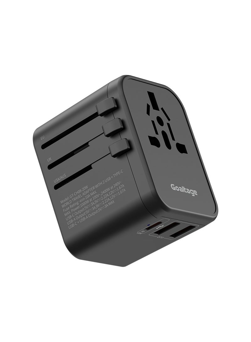 جولتيج شاحن حائط CH08 بقدرة 20 واط مع حماية الأمان ووظيفة المنافذ المتعددة - Image 2