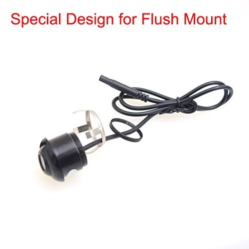 Ekylin Front View Camera Car Auto Front View Forward Camera Screw Bumper Mount Universal Fit Non-Mirror Image w/o Grid Lines - Image 2