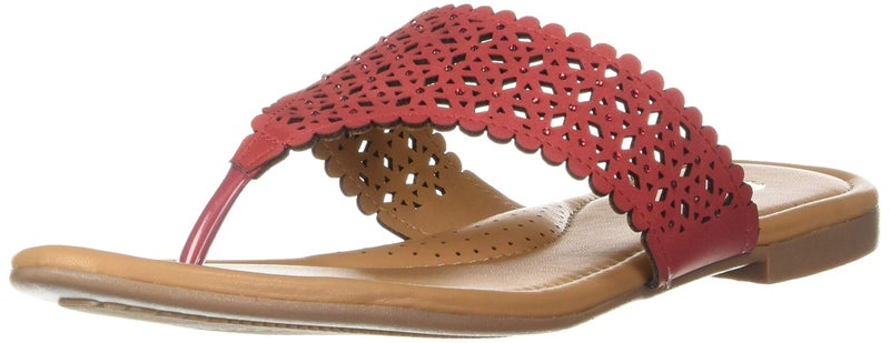 Bata Women's Slip-on Sandal - RED (3 UK) (5715908) - Image 1
