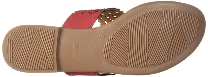 Bata Women's Slip-on Sandal - RED (3 UK) (5715908) - Image 5