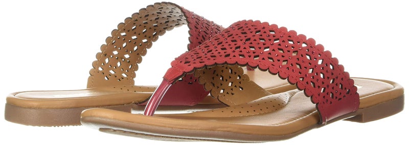 Bata Women's Slip-on Sandal - RED (3 UK) (5715908) - Image 2