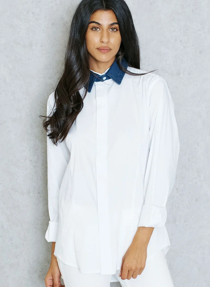 ELLA Denim Collar Shirt