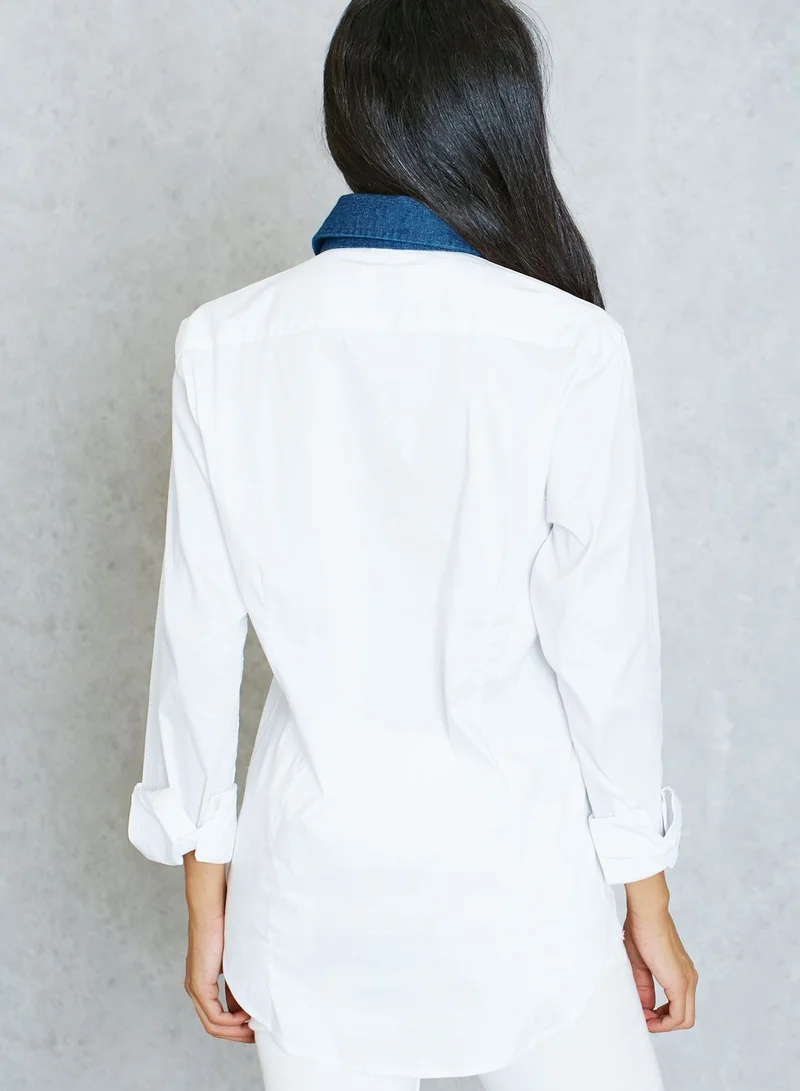 ELLA Denim Collar Shirt