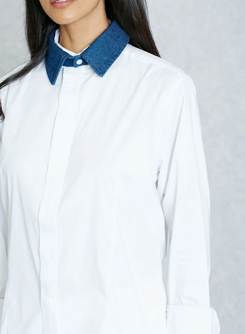 ELLA Denim Collar Shirt