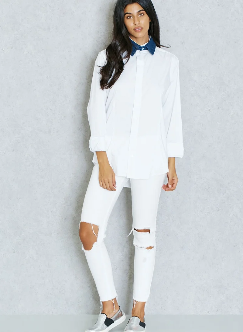 ELLA Denim Collar Shirt