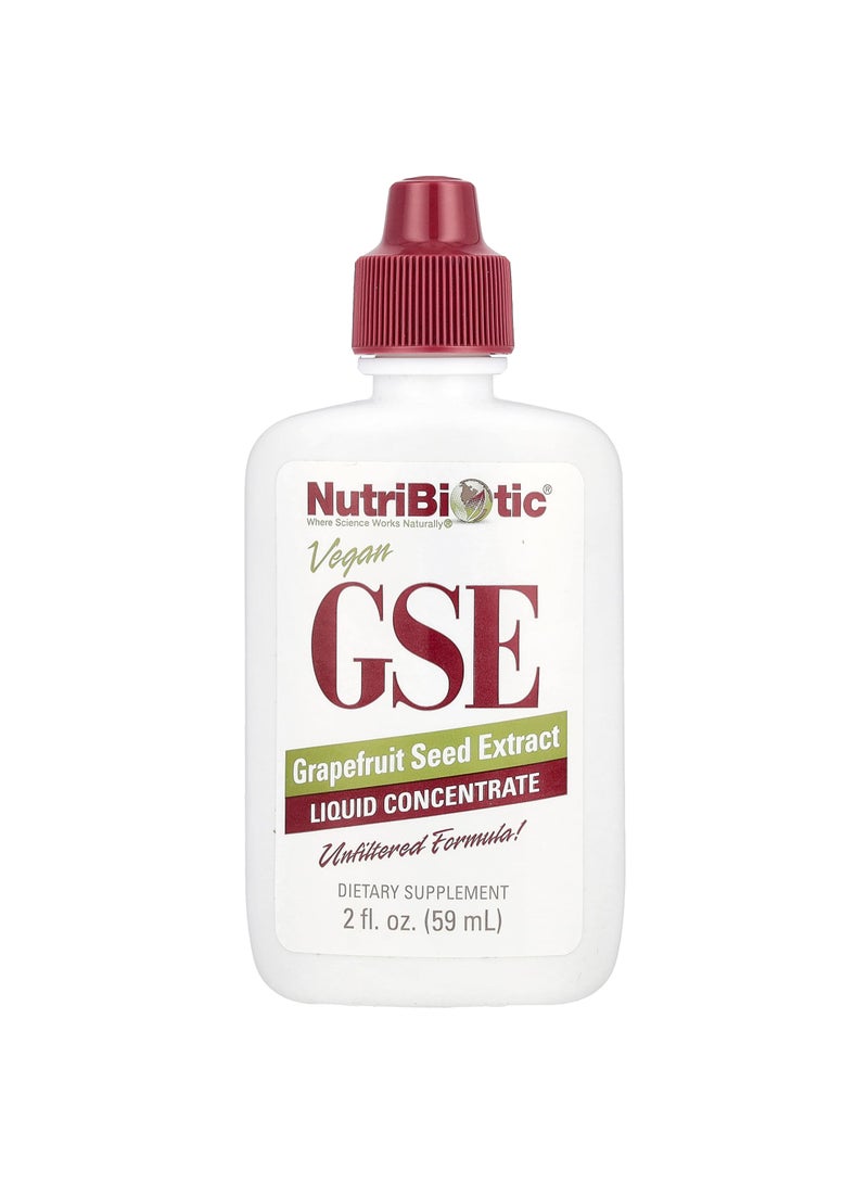 Vegan GSE Grapefruit Seed Extract, Liquid Concentrate, 100 mg, 2 fl oz (59 ml)