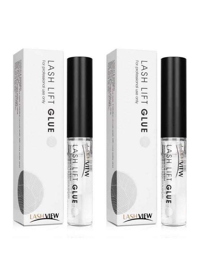 LASHVIEW - Lash Lift Glue 2Pcs, Eyelash Perm Glue,Lash Lift Adhesive,Eyelash Lift Glue,Lash Perm Glue,No Irritation And Odorless,5Ml*2. - Image 1