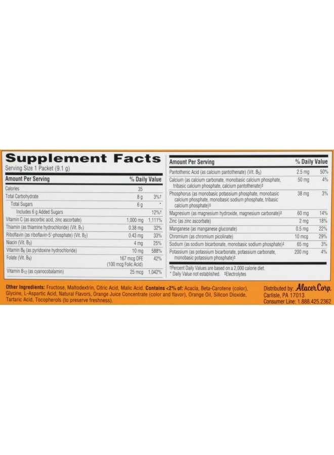 Emergen-C Super Orange, 30 pack, .32 oz each - Image 4