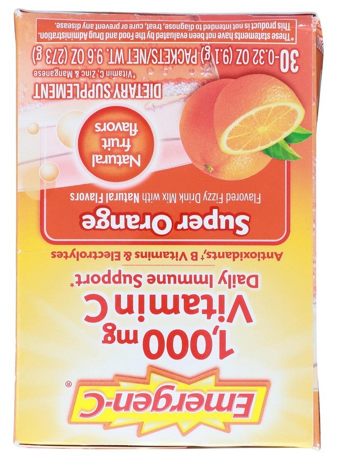 Emergen-C Super Orange, 30 pack, .32 oz each - Image 5