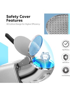 GLOWICK GLOWICK Heavy Duty Electric Ice Crusher Machine Snow Cone MachineElectric Gola Making Machine for Crusher 1 pcs Small  - Image 3
