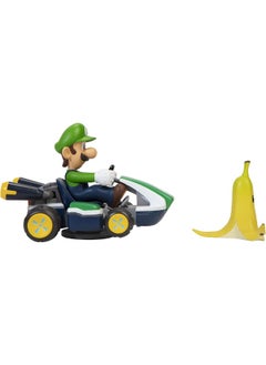 Super Mario Super Mario Spin Out 2.5" MarioKart - Luigi Racer Vehicle  - Image 3