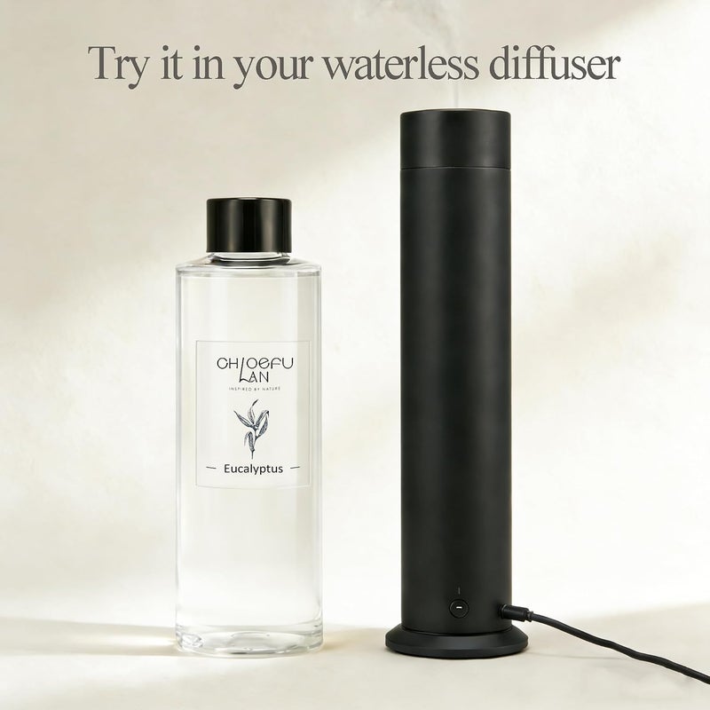 Chloefu LAN Eucalyptus Diffuser Refill Scented Oil 6.76 fl oz Natural Essential Oil - Best for Farmhouse Bathroom Decor, Air Diffuser, 0% Alcohol, Non Toxic Air Freshener - Image 2