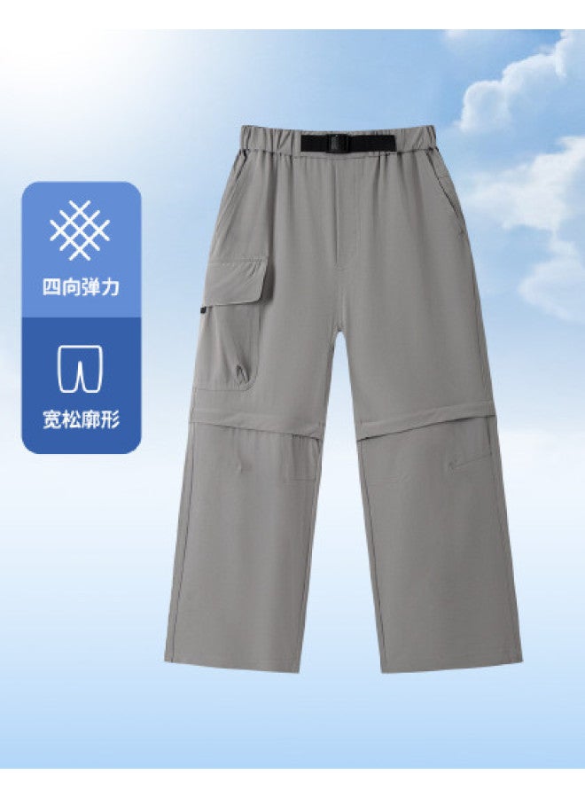 Annil سراويل كاجوال للأولاد 2025 ربيع جديد مرن موضة خارجية قابلة للتنفس جافة مريحة فضفاضة طويلة - Image 1