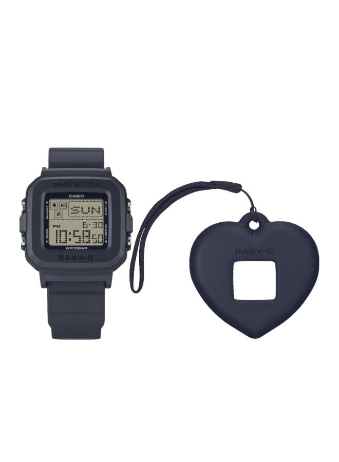 كاسيو ساعة كاسيو بيبي-جي BGD-10KH-2C رقمية للنساء، مقاومة للصدمات، مقاومة للماء حتى 100 متر، بسوار راتنج أزرق - Image 3