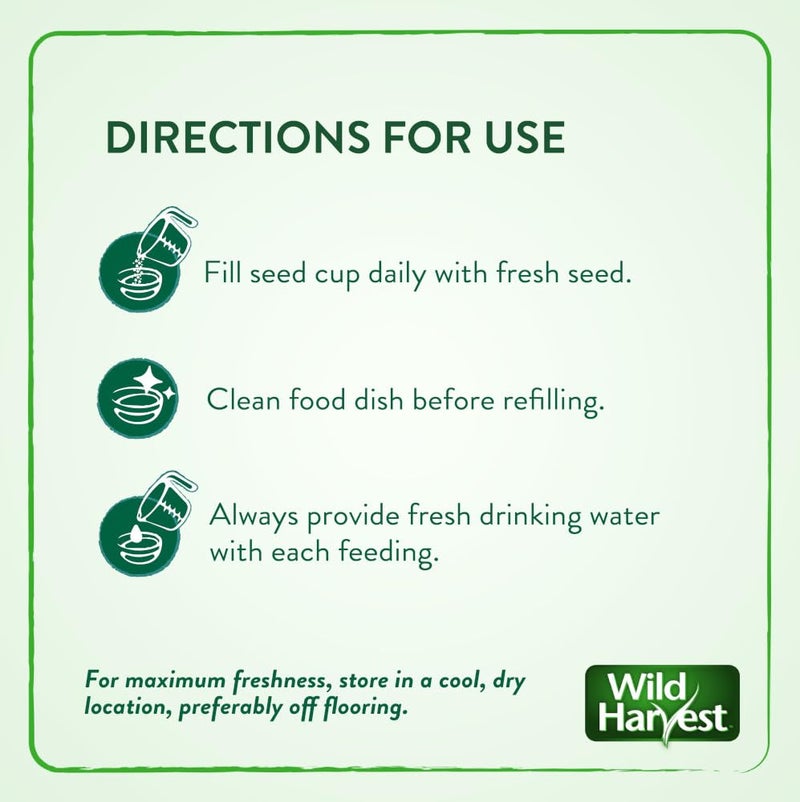 Wild Harvest Universal Blend for Medium and Large Birds 10 Pounds; Fortified Nutrition - Image 4