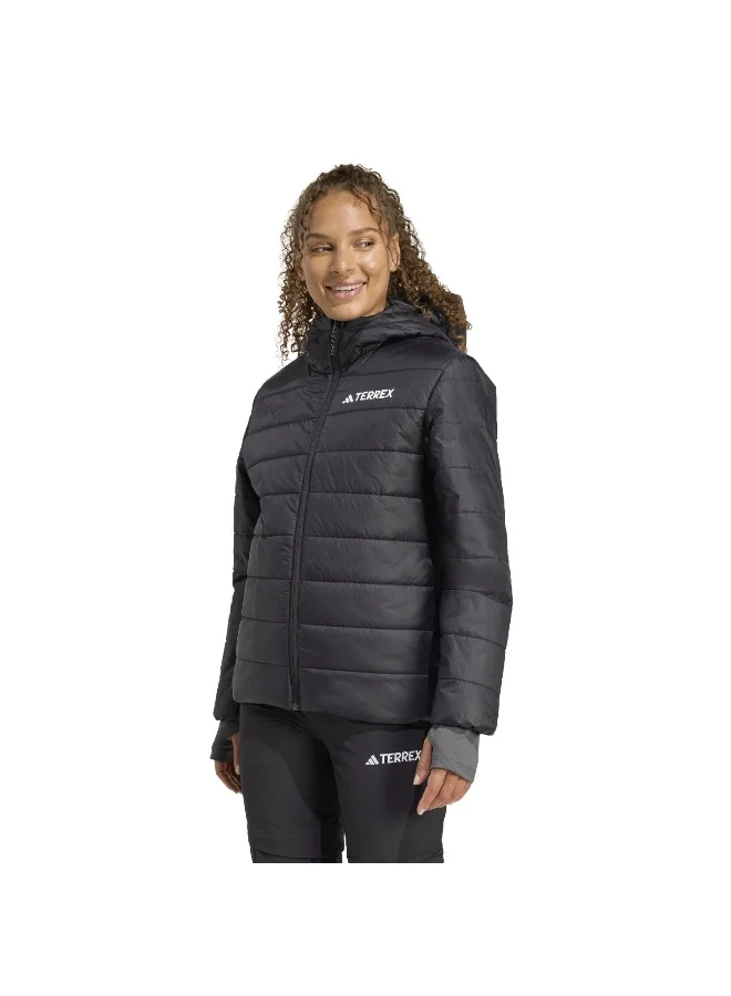 adidas W Mt Ess P Ho J Black Hiking Jackets For Women XS