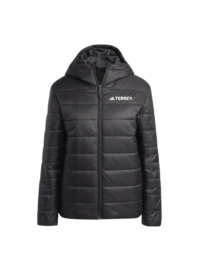 adidas W Mt Ess P Ho J Black Hiking Jackets For Women XS