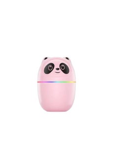 Portable Panda Humidifier with LED Night Light Multicolor