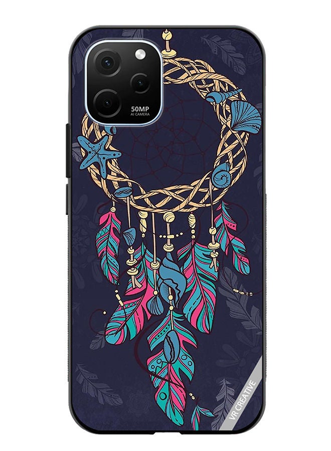 VR CREATIVE Protective Case Cover For Huawei Enjoy 50z Dream Catcher Design Multicolour - Image 1